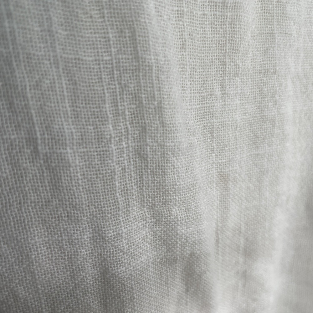 Zara NWOT Womens Ruffled Collar Button-Up Off White Cotton Long Sleeve Size S - Picture 5 of 6